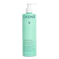 Bottle  of  Caudalie  Vinosun  Protect  After-Sun  Repairing  Lotion  by  Caudalie,  a  milk  lotion  indicated  for  hydrating  and  soothing  sun  exposed  skin.