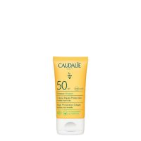 Tube  of  Caudalie  Vinosun  Protect  SPF50  High  Protection  Cream  by  Caudalie,  a  cream  indicated  for  high  sun  protection  and  anti-wrinkles.