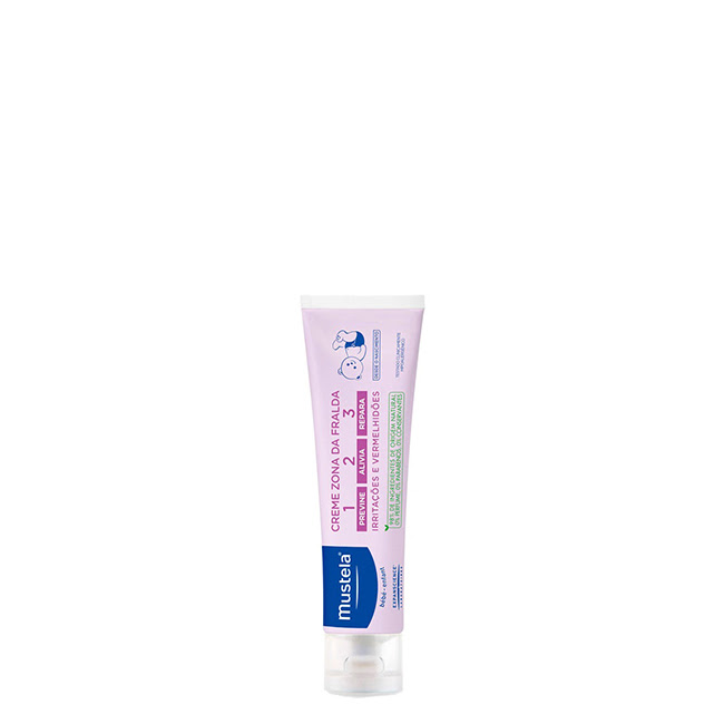 MustelaBabyDiaperChangingCream1 Tube of Mustela Baby Diaper Changing Cream 1,2,3 by Mustela, a cream indicated for preventing and repairing diaper area irritation.