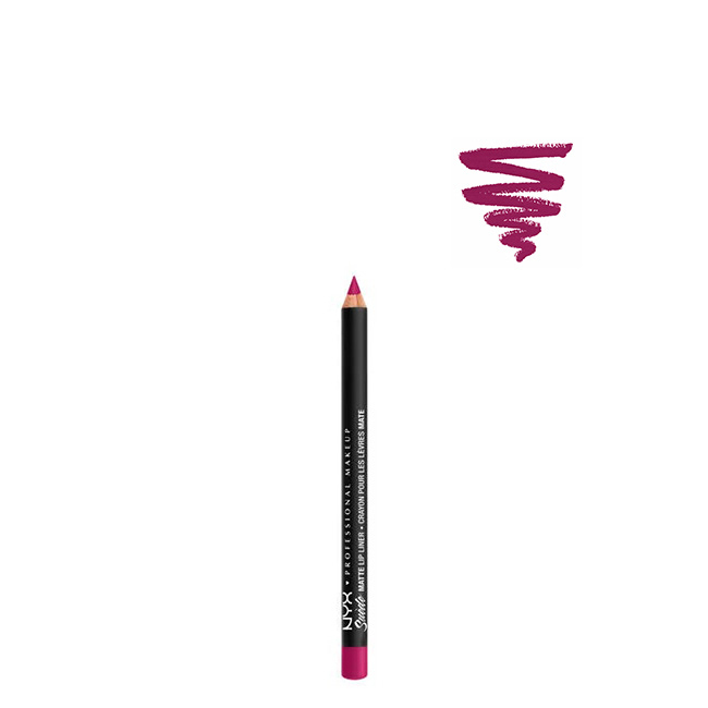NYXSuedeMatteLipLinerColorSweetTooth3 NYX Suede Matte Lip Liner Color Sweet Tooth 3