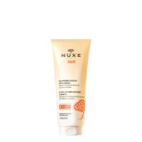 Bottle  of  Nuxe  Sun  After-Sun  Hair  and  Body  Shampoo  by  Nuxe,  a  cleansing  gel  indicated  for  refreshing  skin  and  hair  after  sun.
