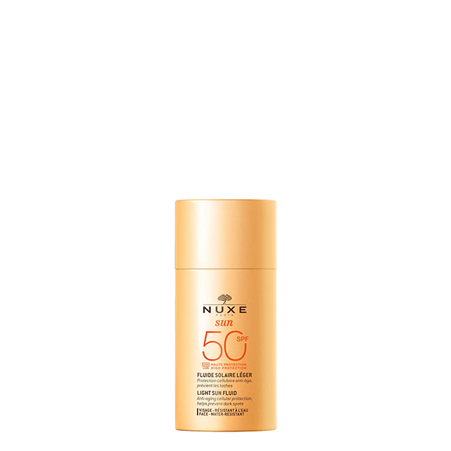 NuxeSunLightFluidSPF50Face50ml Nuxe Sun Light Fluid SPF50 Face 50ml
