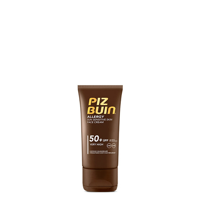 PizBuinAllergySunSensitiveSkinFaceCreamSPF5050ml Piz Buin Allergy SPF50+ Crema Piel Sensible 50ml - Image 1