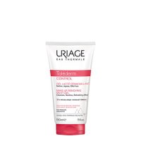 Bottle  of  Uriage  Toléderm  Control  Make-Up  Removing  Milky  Gel  by  Uriage,  a  milky  gel  indicated  for  gentle  makeup  removal.