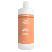 Bottle  of  Wella  Professionals  Invigo  Nutri  Enrich  Deep  Nourishing  Shampoo  by  Wella  Professionals,  a  shampoo  indicated  for  dry  hair.