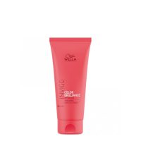 Bottle  of  Invigo  Color  Brilliance  Conditioner  by  Wella  Professionals,  a  conditioner  indicated  for  fine  colored  hair  care.