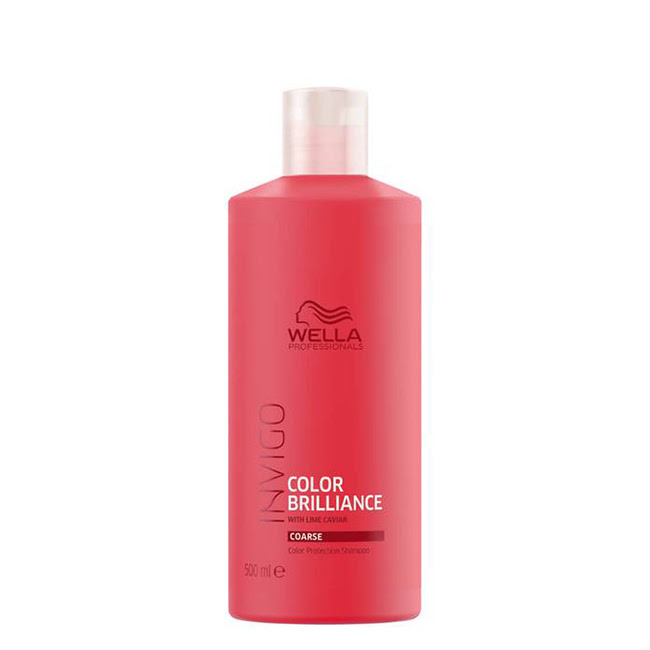 WellaProfessionalsInvigoColorBrillianceShampooCoarseHair500ml Bottle of Wella Professionals Invigo Color Brilliance Shampoo Coarse Hair by Wella Professionals, a shampoo indicated for color care.