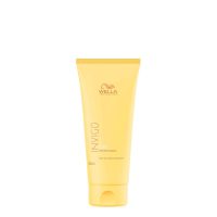 Bottle  of  Invigo  Sun  After  Sun  Express  Conditioner  by  Wella  Professionals,  a  conditioner  indicated  for  repairing  hair  after  sun  exposure.