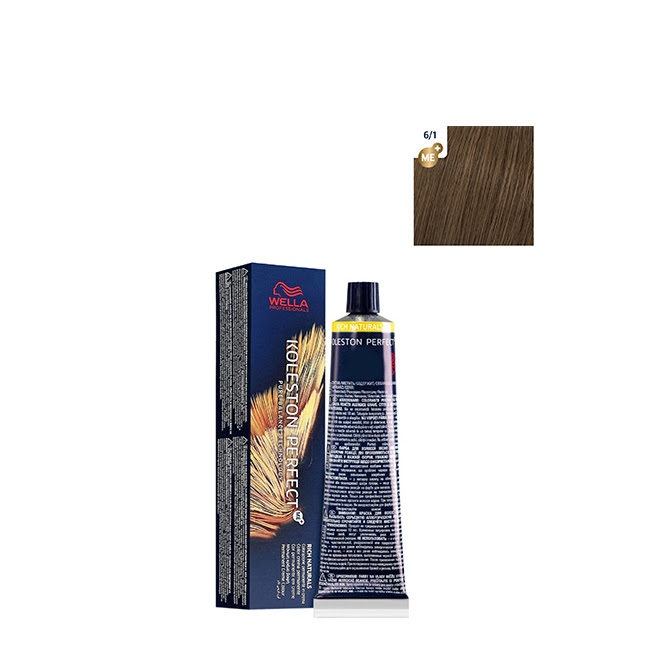 WellaProfessionalsKolestonPerfectRichNaturalsColor6/1DarkBlondeAsh60ml Wella Professionals Koleston Perfect Rich Naturals Color 6/1 Dark Blonde Ash 60ml