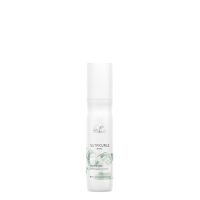 Spray  of  Nutricurls  Milky  Waves  by  Wella  Professionals,  a  smoothing  spray  indicated  for  nourishing  and  defining  hair  waves.
