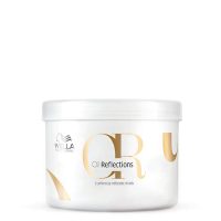 Jar  of  Wella  Professionals  OR  Oil  Reflections  Luminous  Reboost  Mask,  a  hair  mask  indicated  for  hydrating  and  nourishing  hair.