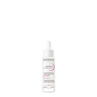 Bottle  of  Bioderma  Sensibio  Defensive  Serum  by  Bioderma,  a  high  tolerance  serum  indicated  for  hydrating  and  soothing  sensitive  skin.
