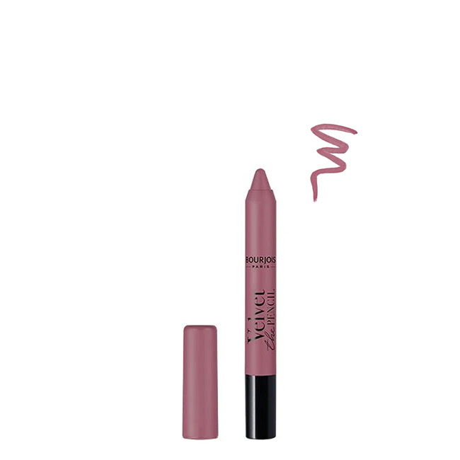 BourjoisVelvetThePencilColor03InMauveAgain18g Bourjois Velvet The Pencil Lápis de Lábios Mate Cor 03 In Mauve Again 1.8g - Image 1