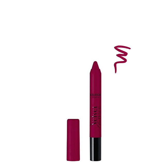 BourjoisVelvetThePencilColor08Rougedivin18g Bourjois Velvet The Pencil Lápis de Lábios Mate Cor 08 Rouge di'vin 1.8g - Image 1