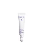 Product container of Caudalie Vinoperfect Brightening Eye Cream, a fluid cream indicated for hydrating and brightening the eye contour.