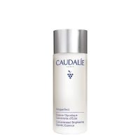 Bottle  of  Caudalie  Vinoperfect  Concentrated  Brightening  Glycolic  Essence,  a  watery  liquid  indicated  for  restoring  skin  luminosity.
