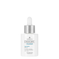 Bottle  of  Endocare  Hyaluboost  Age  Barrier  Serum  by  Endocare,  a  serum  indicated  for  improving  hydration  and  skin  resilience.