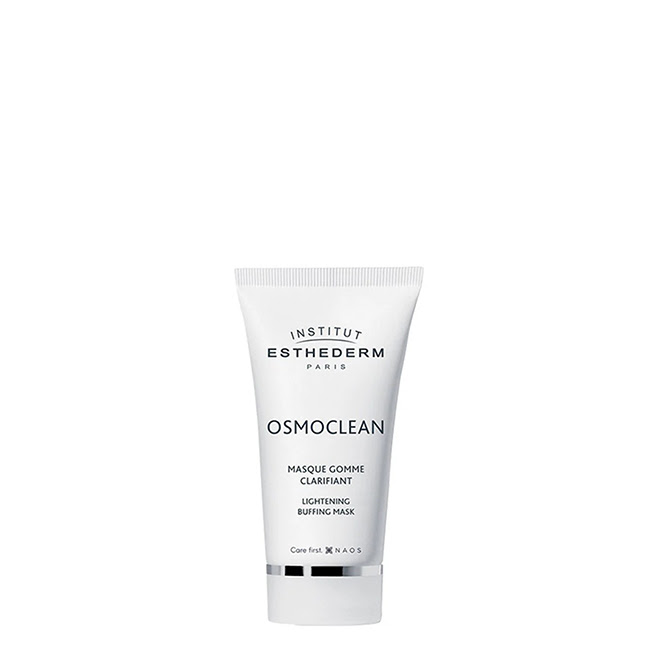 EsthedermOsmocleanLighteningBuffingMask75ml Tube of Esthederm Osmoclean Lightening Buffing Mask by Esthederm, a mask indicated for removing dead cells and refining skin surface.