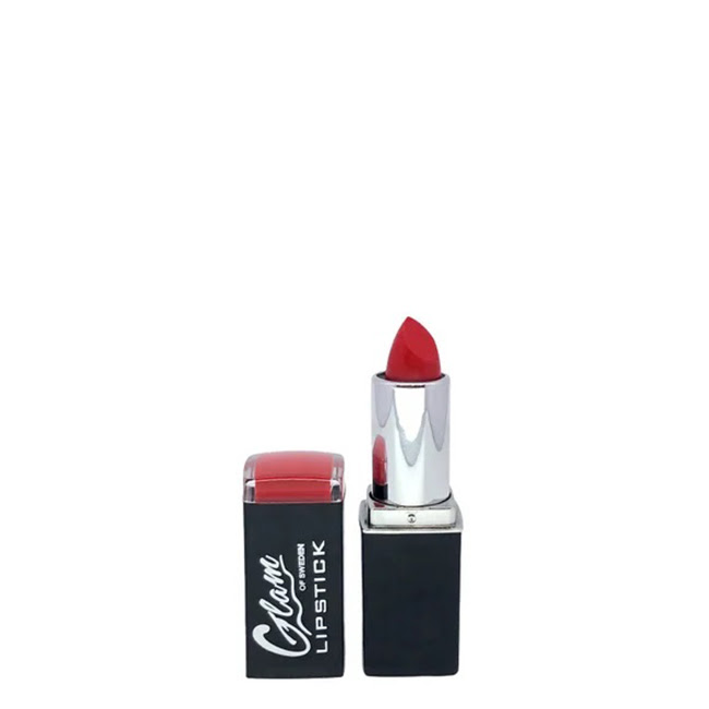 GlamofSwedenBlackLipstickColor74TrueRed3 Glam of Sweden Black Lipstick Color 74 True Red 3