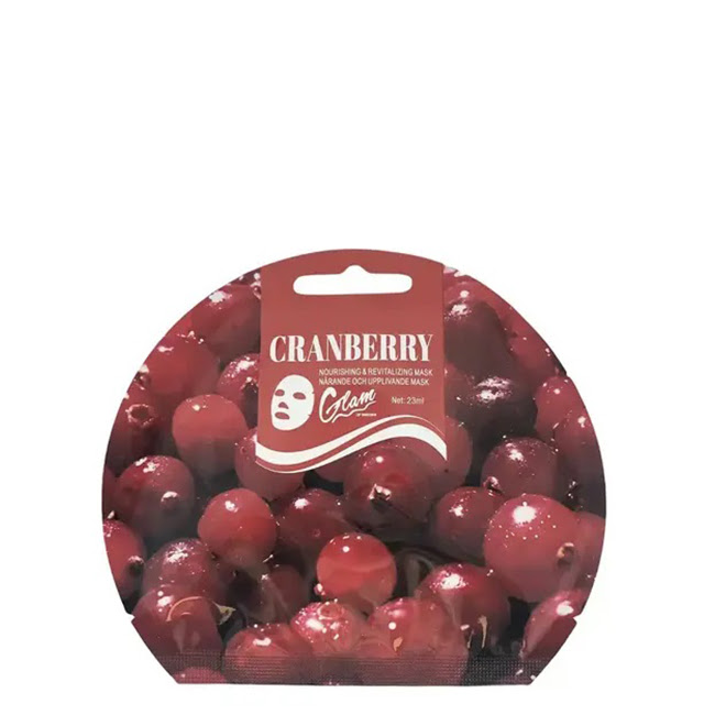 GlamofSwedenCranberryNourishingRevitalizingMask23ml グラム オブ スウェーデン クランベリー ナリシング&リバイタライジング マスク 23ml - 画像 (1)