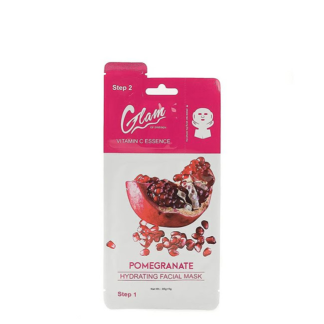 GlamofSwedenPomegranateFacialMask355g グラムオブスウェーデン ザクロフェイシャルマスク 35+5g - 画像 (1)