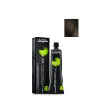 Product  container  of  INOA  No  Ammonia  Permanent  Color  6  by  LOréal  Professionnel,  a  permanent  color  for  vibrant  hair  quality.