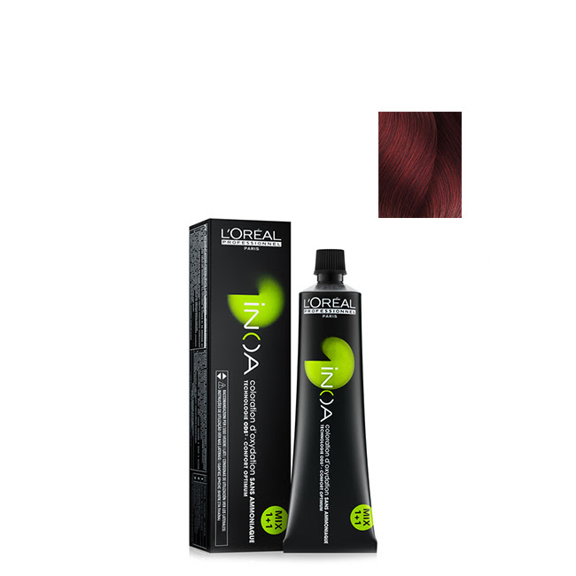LOrealProfessionnelINOANoAmmoniaPermanentColor66660g ロレアル プロフェッショナル INOA アンモニア不使用パーマネント カラー 6.66 60g - 画像 (1)
