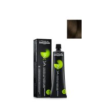 Product  container  of  INOA  No  Ammonia  Permanent  Color  7.13  by  LOréal  Professionnel,  a  hair  color  for  vibrant,  long-lasting  color.