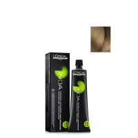 Product  container  of  INOA  No  Ammonia  Permanent  Color  9  by  LOréal  Professionnel,  a  permanent  color  for  vibrant  hair  quality.