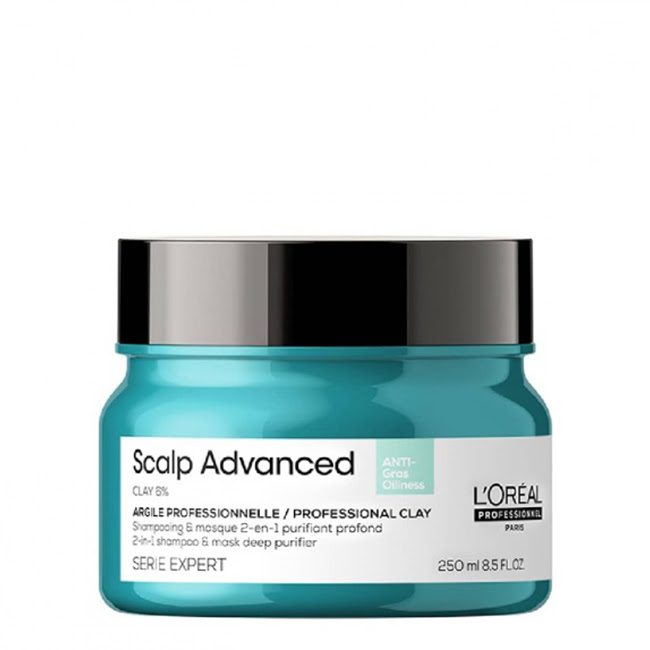 LOrealProfessionnelScalpAdvancedAnti-Oilness2-in-1Clay500ml L'Oreal Professionnel Scalp Advanced Arcila 2-en-1 Anti-Grasa 500ml - Image 1
