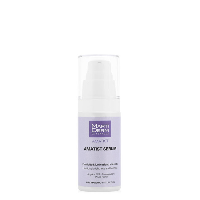 MartidermAmatistSerum30ml Bottle of Martiderm Amatist Serum by Martiderm, a serum indicated for reducing fatigue and improving facial skin structure.