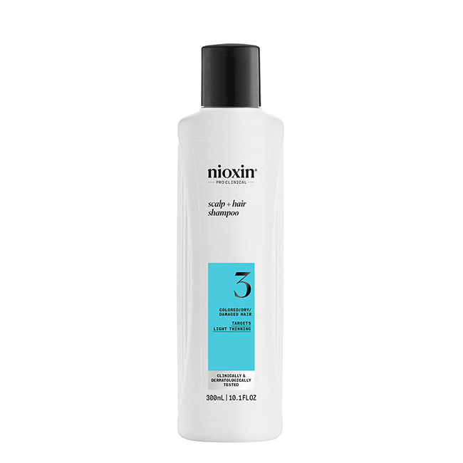 Nioxin System 3 Shampoo for Dyed And Damaged Hair 300ml Nioxin System 3 Cleanser Champú Protector 300ml - Image 1