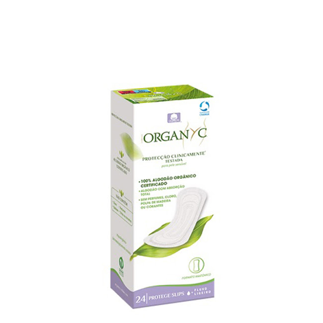 OrganycLightFlowFeminineCareLinersx24 Organyc Light Flow Feminine Care Liners x24