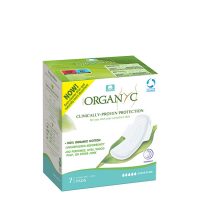 Organyc Overnight Maximum Coverage Protection Pads x7