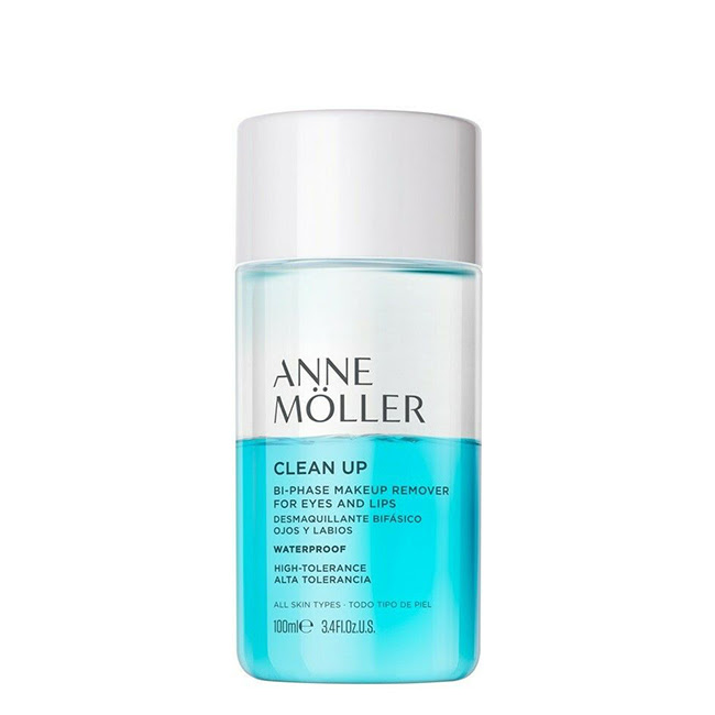 AnneMollerCleanUpBi-phaseMakeupRemoverEyesandLips100ml アンネ・メラー クリーンアップ バイフェーズ メイクアップ リムーバー アイズ&リップス 100ml - 画像 (1)