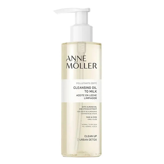 AnneMöllerCleanUpCleansingOiltoMilkFaceandEyes200ml Anne Möller Clean Up Cleansing Oil to Milk Face and Eyes 200ml