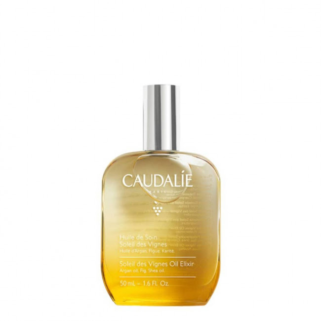 CaudalieSoleildeVignesOilElixir50ml Bottle of Caudalie Soleil de Vignes Oil Elixir by Caudalie, a dry oil indicated for nourishing and repairing body skin.