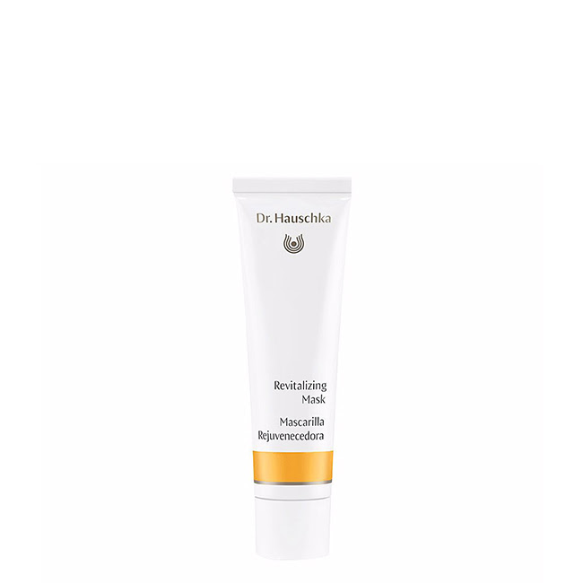 Dr.HauschkaRevitalizingMask30ml Jar of Dr. Hauschka Revitalizing Mask, a revitalizing mask indicated for refreshing and toning all skin types.