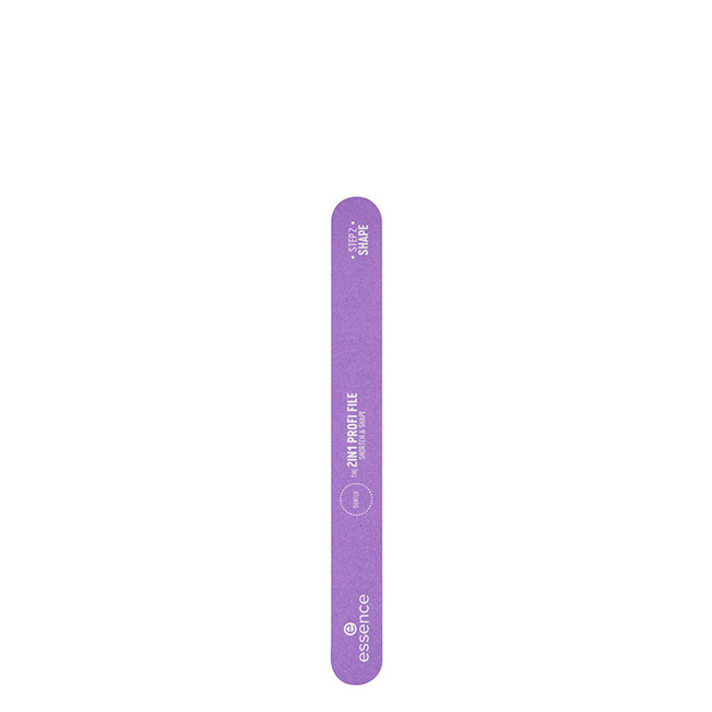 Essence2-in-1ProfiShortenShapeFilePurple エッセンス 2-in-1 プロフィ ショート&シェイプファイル パープル - 画像 (1)