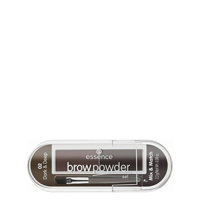 EssenceBrowPowderColor02Dark&Deep2 Essence Brow Powder Color 02 Dark & Deep 2