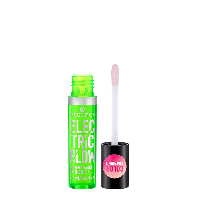 EssenceElectricGlowColourChangingLip&CheeksOil4 Essence Electric Glow Colour Changing Lip & Cheeks Oil 4
