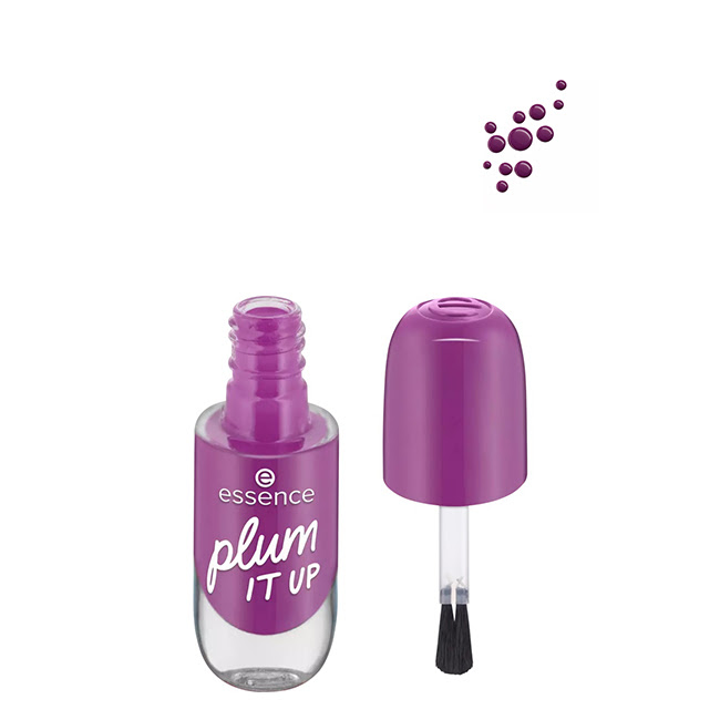 EssenceGelNailPolishColor54PlumitUp8ml Essence Gel Nail Polish Color 54 Plum it Up 8ml
