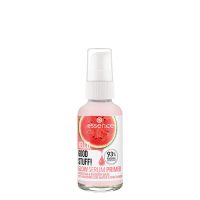 Bottle  of  Essence  Hello  Good  Stuff!  Glow  Serum  Primer,  a  light  gel  serum  indicated  for  enhancing  natural  skin  radiance.