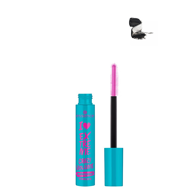EssenceILoveExtremeVolumeWaterproofMascara12ml Essence I Love Extreme Volume Waterproof Máscara de Pestanas 12ml - Image 1