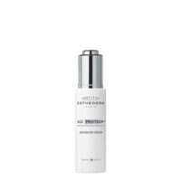 Bottle  of  Esthederm  Age  Proteom  Advanced  Serum  by  Esthederm,  a  serum  indicated  for  protecting  the  skin  proteome  and  wrinkles.