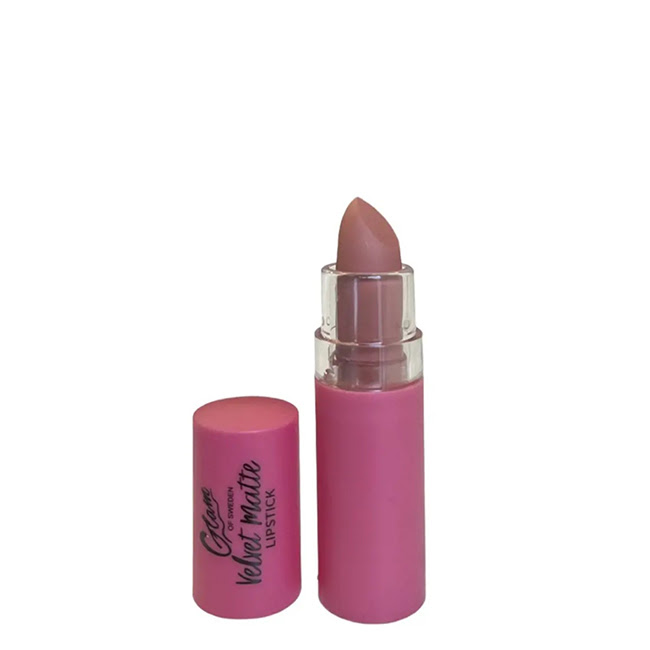 GlamofSwedenVelvetMatteLipstickColorVelvet4g Glam of Sweden Velvet Matte Lipstick Batom Aveludado Cor Velvet 4g - Image 1
