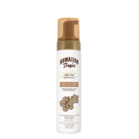 Product  container  of  Hawaiian  Tropic  Self  Tanning  Eraser  by  Hawaiian  Tropic,  a  foam  indicated  for  removing  self-tanner  residue.
