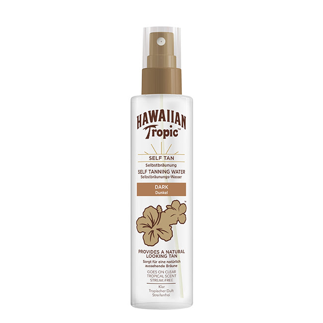 HawaiianTropicSelfTanningWaterDark190ml Hawaiian Tropic Self Tanning Water Dark Água Bronzeadora 190ml - Image 1