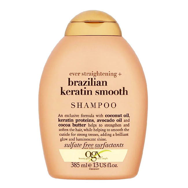 OgxBrazilianKeratinSmoothShampoo385ml オーガックスブラジリアンケラチンスムースシャンプー 385ml - 画像 (1)