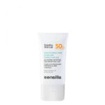 Bottle  of  Sensilis  Photocorrection  Pure  Age  Perfection  SPF50  by  Sensilis,  a  fluid  indicated  for  sun  protection  and  matifying.